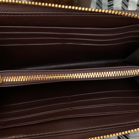 Signature jacquard coach brown wallet brand new - Picture 7 of 8